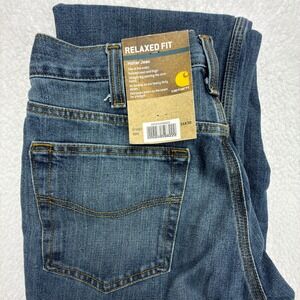 Carhartt Holter Relaxed Fit Jeans Mens 34x30 Blue‎ Denim BD1483-M 101483-980 NWT